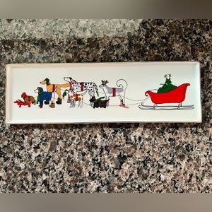 Christmas Dogs -  Small Tray